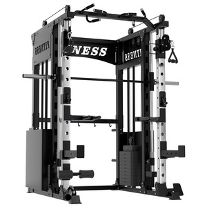 Ensemble d'équipements de fitness Smith Machine pour la <span class=keywords><strong>maison</strong></span>, équipement de musculation intégré, machine multifonction - Product Image 1