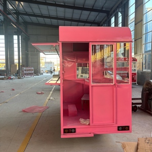 Đầy đủ trang bị thép không gỉ di động bánh Pizza nhà hàng Trailer 220V Snack thực phẩm towable xe tải cho nhà máy sử dụng - Product Image 4