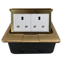Boîte de sol électrique étanche de type pop-up VNX pour bureau à domicile, cuisine, prise de courant en aluminium
