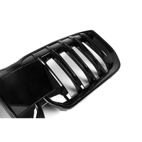Pour BMW X1 U11 U12 2023+ Grille de calandre avant à lamelle unique en ABS noir brillant moulée par injection
