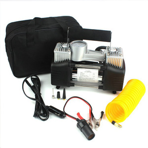 Twin Cylinder Air Pump 24V 200W Digital Display Car Tire Inflator With 300cm Hose And Pressure Gauge - Product Image 3