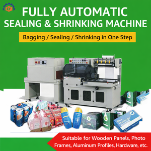 Máquina Automática de Envasado por Termoencogimiento para Alimentos y Bebidas con Control PLC, Película POF/PVC - Product Image 1