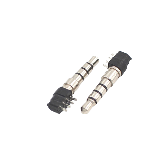 OEM 3.5mm 4PIN Custom Connector DIP 4 Pole Aux Radio Stereo Audio Video TRRS Jack Female Male Jack with Brass Contact Material