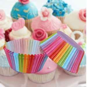 Molde para Pastel de Grado Alimenticio, Libre de BPA, Juego de 12 Moldes Redondos Multicolores para Cupcakes y Pasteles - Product Image 4