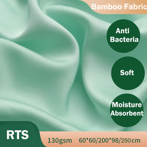 RTS chống vi khuẩn 100% tre sateen vải cho bộ đồ giường - Product Image 3