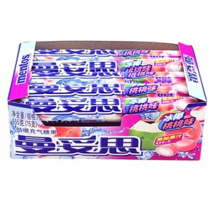 555g por caja, gran oferta, Mento sándwich de goma, 37g, sándwich inflable, caramelo de goma, dulces coloridos, caramelo de goma agrio y crujiente - Product Image 6