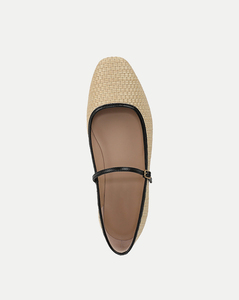 <span class=keywords><strong>Pisos</strong></span> puntiagudos de paja Beige para mujer para vacaciones de verano transpirables cómodos para caminar impresos para Beach Resort al por mayor - Product Image 4