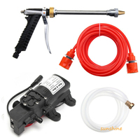 Machine à laver Portable à haute pression, Kit de pulvérisateur pour le lavage de l'eau et le lavage de la voiture, 12V, 10 pièces, nouveau, 2021