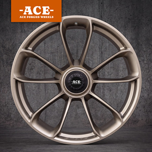 Ruedas de aluminio forjado ACE OEM personalizadas con bloqueo central para autos deportivos de carreras, 20mm/25mm para <span class=keywords><strong>Porsche</strong></span> 911 997 Turbo S GTS GT2 GT3 - Product Image 1