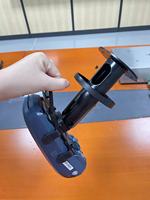 Support Pos avec logo personnalisé pour PAX S80 Pos Terminal Card Display Holder Noir Metal Plastic Bracket Stand