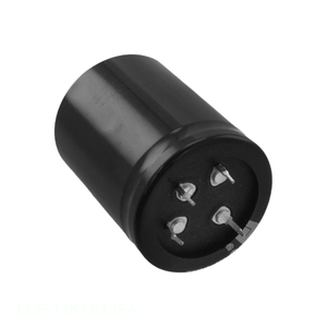 ตัวเก็บประจุแบบมีรูผ่านรูสำหรับ ECE-T1KA822FA สารส้ม8200 uF 20% 80V Snap th 8200 uF - Product Image 1