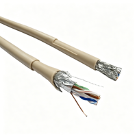 Cable LAN Cat7 Cat8 FTP con Ancho de Banda Constante de 10 Gbps, Baja Latencia, Enlace Ininterrumpido para Juegos y Transmisión