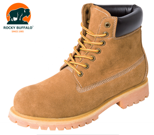 Bottes <span class=keywords><strong>de</strong></span> sécurité Rocky Buffalo Camel Brown Cimenté Construction Résistant à l'usure Normes S3 - Product Image 2