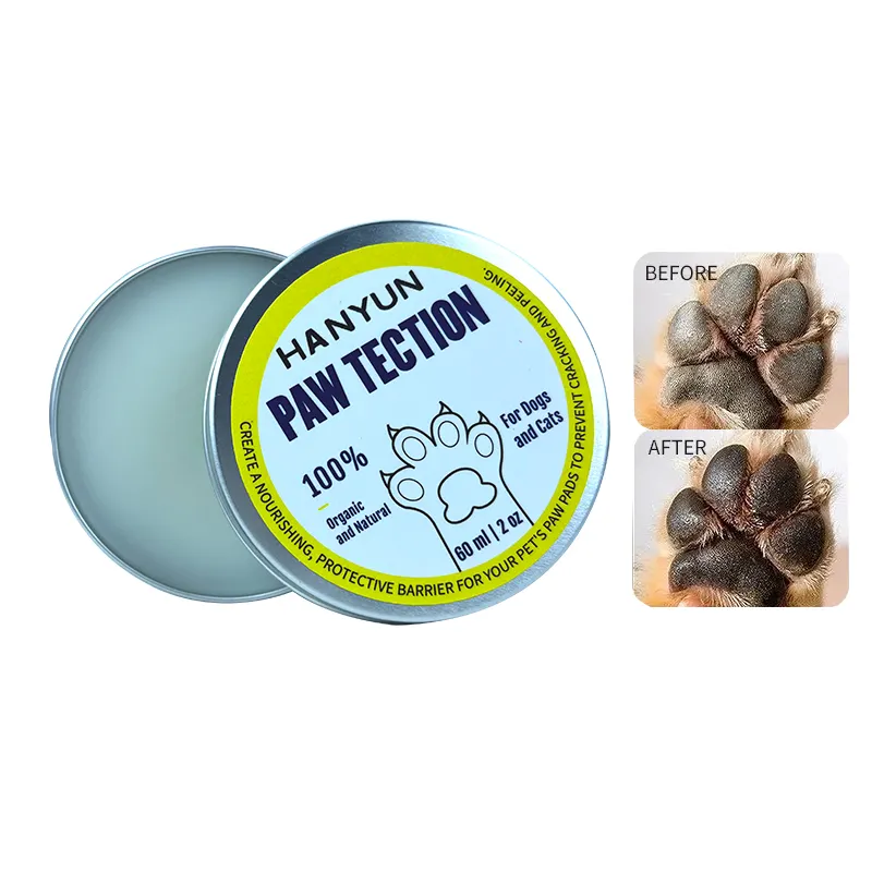 Pet Paw Balm Vegan Private Label Organic Natural Pet Care Products Dog Paw Balm Protection Wax Relief for Raw Dry Rough Paw Balm