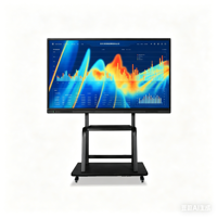 Tableau blanc interactif LCD 4K anti-reflet avec écran tactile 40 points, processeur Intel Core I3/i5/i7 pour l'éducation, la formation et une utilisation multi-environnements