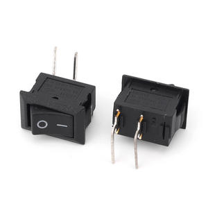 <span class=keywords><strong>2</strong></span>पिन ब्लैक क्लबफुट नाव स्विच स्क्वायर रॉकर स्विच स्क्वायर रॉकर स्विच पैनल - Product Image 2