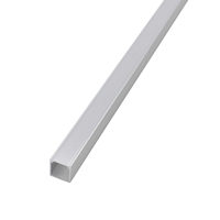 Perfil de Aluminio LED 1212 Plateado Serie 6000 Anodizado Sistema de Iluminación Lineal de Oficina de Alta Calidad
