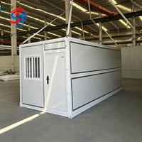 Maison conteneur préfabriquée pliable pour dortoir, logement étudiant, abri de ferme, stockage et bureau