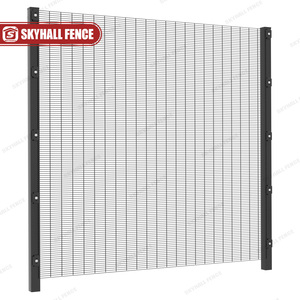 Clôture de sécurité anti-escalade de 6 <span class=keywords><strong>pieds</strong></span> 8 <span class=keywords><strong>pieds</strong></span> 10 <span class=keywords><strong>pieds</strong></span> de hauteur 3x0.5 pouces ouvertures en maille - Product Image 2