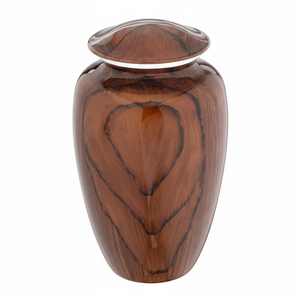 Elegante florero de mesa de urnas de cremación de aluminio para adultos para cenizas humanas para columbario funerario o uso doméstico - Product Image 1