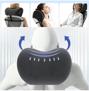 Coussin de tête réglable pour chaise de jeu et de bureau, coussin ergonomique en mousse à mémoire de forme pour le soutien du cou avec sangle réglable - Product Image 3