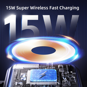 Caricabatterie Wireless per Auto a ricarica rapida supporto per <span class=keywords><strong>telefono</strong></span> sensore tattile anteriore tenuta stabile 15W 10W 7.5W Qi porta Auto Auto - Product Image 5