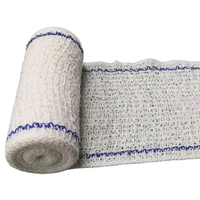 Bandage élastique médical jetable OEM en coton confortable, gaze douce, bandage en crêpe