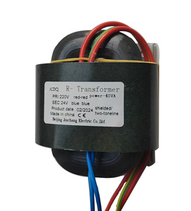 R-loại 10VA có thể điều chỉnh điện áp dụng cụ biến áp 220V Đầu vào 50Hz tần số ba pha 24V đầu ra - Product Image 2