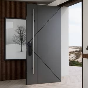 Porte de sécurité pour l'Europe de l'Est, Porte d'entrée principale pivotante pour villa en Turquie, Portes de sécurité blindées pour maison au Nigeria - Product Image 2