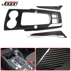 Panneau de commande <span class=keywords><strong>centrale</strong></span> d'intérieur en Fiber de carbone, garniture de porte, levier de changement de vitesse, pour <span class=keywords><strong>Audi</strong></span> A3 8V S3 <span class=keywords><strong>RS3</strong></span> 2014 — 2019, 4 pièces - Product Image 1