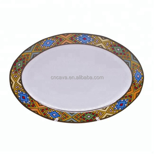 Offre Spéciale éthiopien classique style 47 pièces porcelaine dîner ensemble avec <span class=keywords><strong>telet</strong></span> conception - Product Image 6