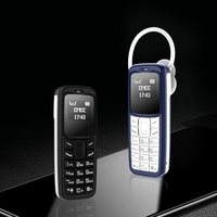 BM30 Feature Phone Mini Tamaño pequeño Teléfono móvil Auriculares Dialer Pocket Nano SIM Card Pocket Teléfono celular