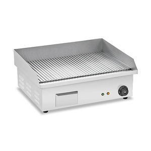 <span class=keywords><strong>Plancha</strong></span> Teppanyaki Électrique Commerciale en Acier Inoxydable Style Pyramide pour Table – Gril BBQ pour Burgers et Viandes - Product Image 5