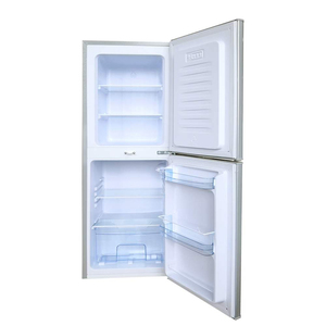 Haute qualité BCD-108 <span class=keywords><strong>litres</strong></span> haut de gamme-<span class=keywords><strong>congélateur</strong></span> en acier inoxydable réfrigérateur vertical solaire/électricité ménage extérieur Portable - Product Image 3