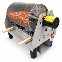 Petite machine électrique et à gaz pour la maison et le commerce, pour la torréfaction de cacahuètes, de graines de melon, de grains de café, de châtaignes et de noix