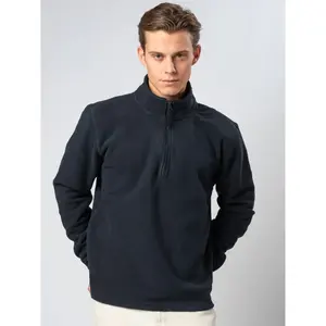 Felpa in pile con mezza zip personalizzata per merchandising - Product Image 1