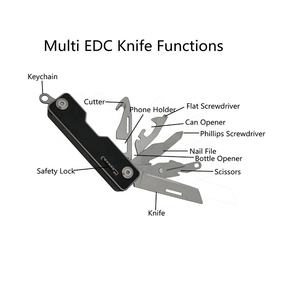 มีดพับอเนกประสงค์คุณภาพสูงขนาดพกพา ใบมีดคมกริบ ใช้งานได้หลากหลาย เหมาะสำหรับเป็นของขวัญ ใช้สำหรับตั้งแคมป์เอาตัวรอดกลางแจ้ง มีดสำหรับมืออาชีพ - Product Image 2