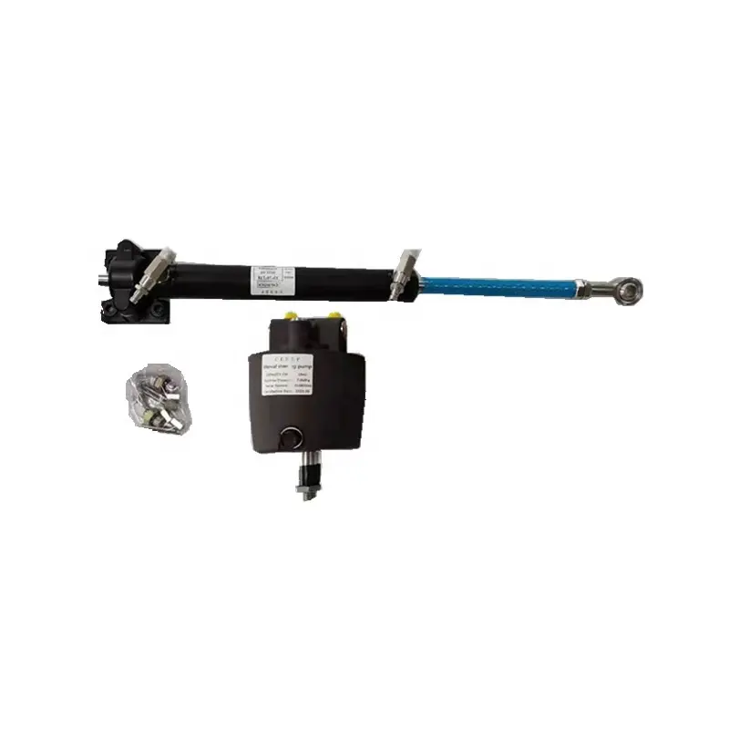 hydraulic steering cylinder for boat with helm pump