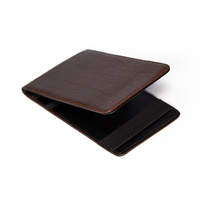 In Stock marrone nero segnapunti Yardage Book modello coccodrillo Yardage Book In pelle Pu segnapunti da Golf titolare