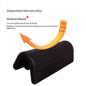 Machine à sissy squat réglable et durable en métal, banc <span class=keywords><strong>pliable</strong></span> en acier et cuir pour l'entraînement des abdominaux, des hanches et des jambes, portable - Product Image 2