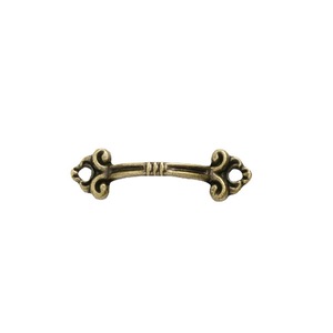 Tiradores de cajón vintage de aleación de zinc, 48 mm x 14 mm, en bronce, oro y plata, para cajas de madera, accesorios de bricolaje. - Product Image 5