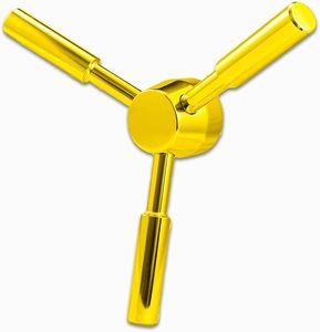 Hiện Đại <span class=keywords><strong>3</strong></span>-Xử Lý Vòng Trục Súng An Toàn Với <span class=keywords><strong>3</strong></span> Nói Vàng Chrome Kẽm Hợp Kim Xử Lý Cho Phòng Ngủ Tủ Quần Áo Sử Dụng - Product Image 4