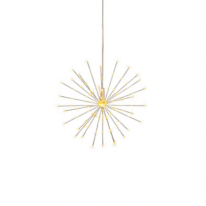 Luces de Navidad para Exteriores con Forma de Petardo, 7.9 Pulgadas, 140 LED, Color Blanco Cálido, IP65, Fácil Instalación - Product Image 1