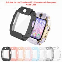 Étui de protection rigide en verre trempé, protection d'écran, résistant aux chutes, coque à couverture complète pour montre intelligente Xiaotiancai Z12 Z10 pour enfants