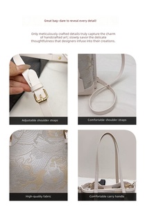 Kit Materiale Fai-da-te per Borsa a <span class=keywords><strong>Tracolla</strong></span> da Donna in PU Jacquard 2026, Borsa a Spalla Ricamata Artigianale Stile Cinese - Product Image 4