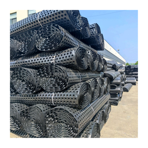 Planche à fossettes moderne en HDPE Planche de drainage de fondation en plastique imperméable pour parc extérieur en pente de toit <span class=keywords><strong>routier</strong></span> Autres applications - Product Image 1