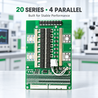 Carte de contrôle BMS pour batterie au lithium 20S4P à courant élevé avec service de personnalisation OEM ODM