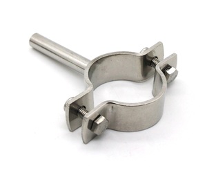 Ayarlanabilir Boru Askısı Paslanmaz Çelik SS304 <span class=keywords><strong>3</strong></span>/4-21/<span class=keywords><strong>2</strong></span> Yuvarlak Tip Boru Desteği Boru Kelepçesi Boru Braketi Çubuklu ODM/OEM - Product Image 2