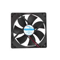 Ventilador de escape para máquina de moldeo por inyección WDF 12025mm DC 12V 0.1A, ventilador de refrigeración con motor sin escobillas de bajo ruido y rodamiento de manguito 120*120*25mm