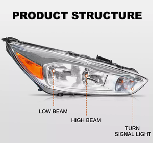 KOAUTO luci impermeabili faro da giorno lampade da testa luce bianca per ford <span class=keywords><strong>focus</strong></span> 2015 2016 2018 <span class=keywords><strong>2017</strong></span> - Product Image 2